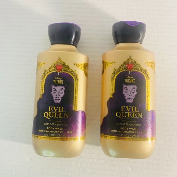 Bath & Body Works Disney Villains EVIL QUEEN Body Wash – Set of 2 – NEW - Picture 6 of 11